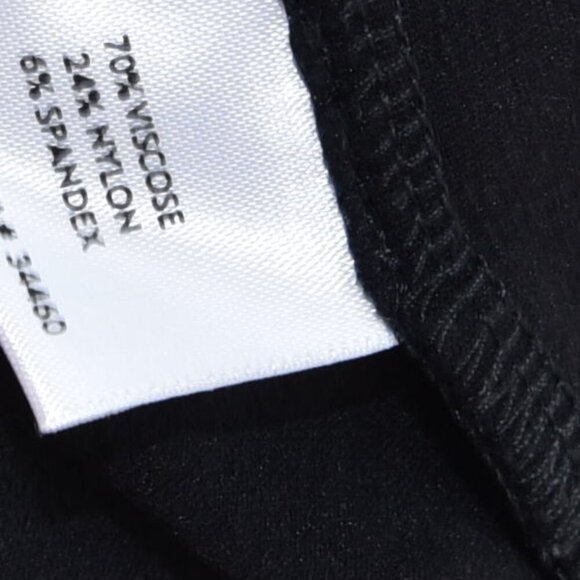 Eileen Fisher Black Slim Pants M Minimalist Stretch Made in USA - Picture 7 of 9